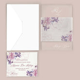 Partecipazioni di matrimonio in plexiglass modello FPLEX60 FASCIA